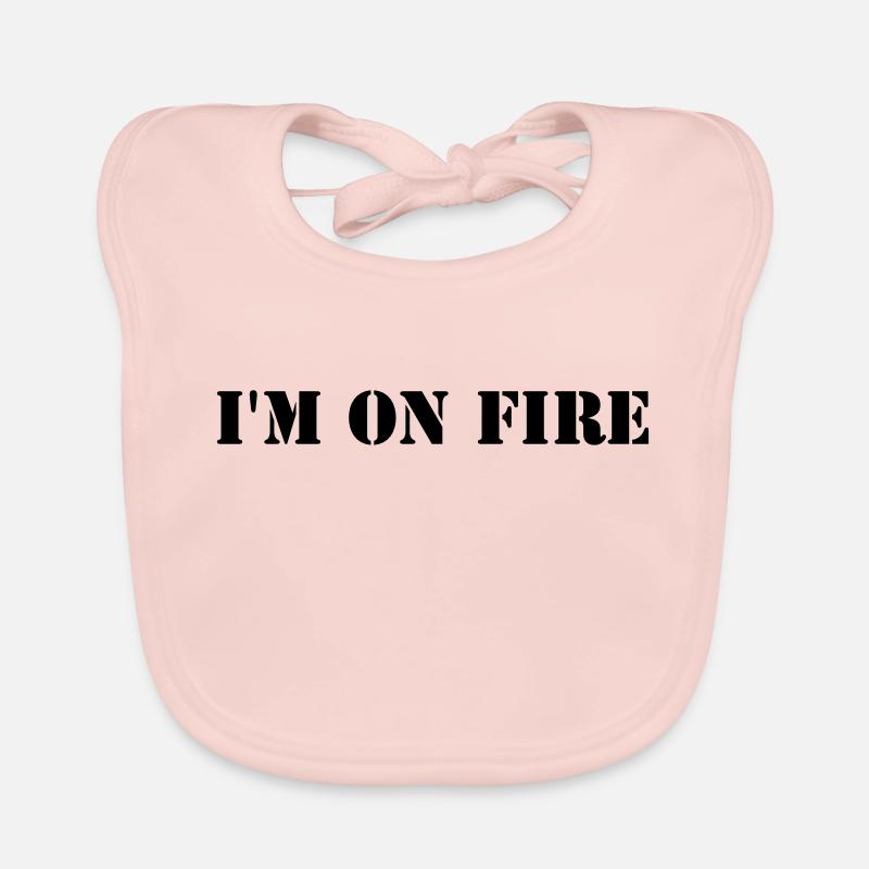 Je suis en feu Bavoir bio Bébé
