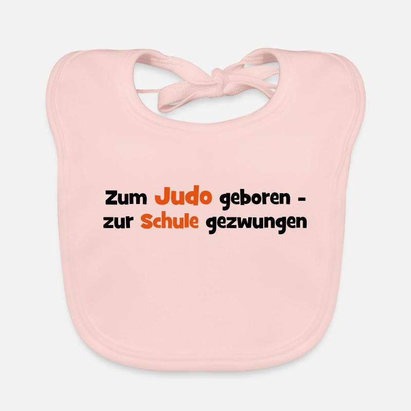 Judo - Baby Bio-Lätzchen - Rose