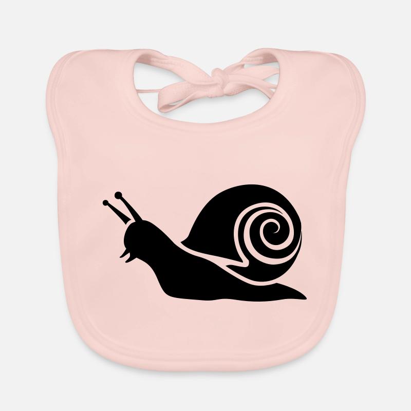 escargot Bavoir bio Bébé