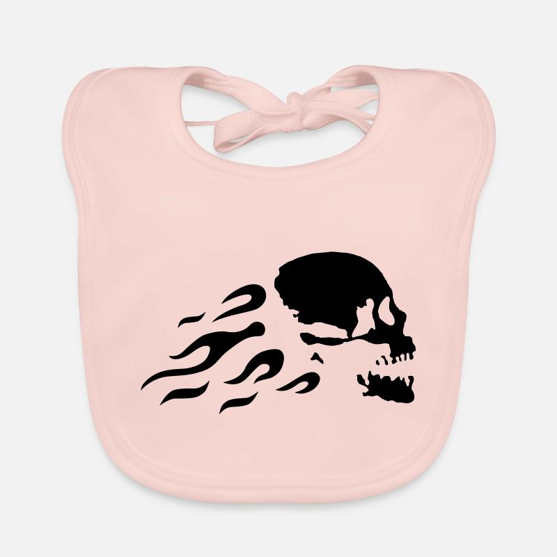 fast_skull Organic Baby Bibs