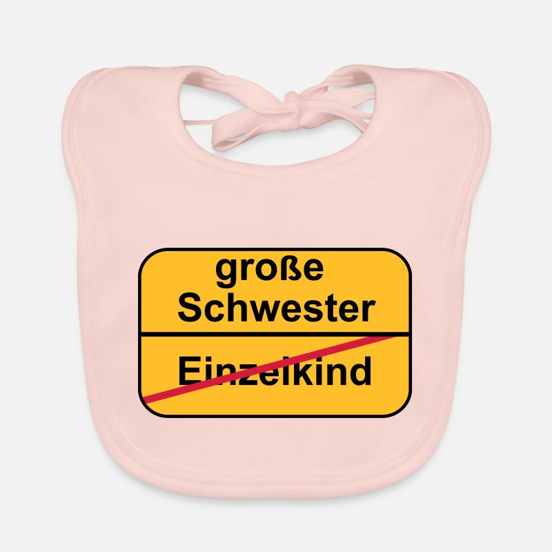 große Schwester Baby Bio-Lätzchen