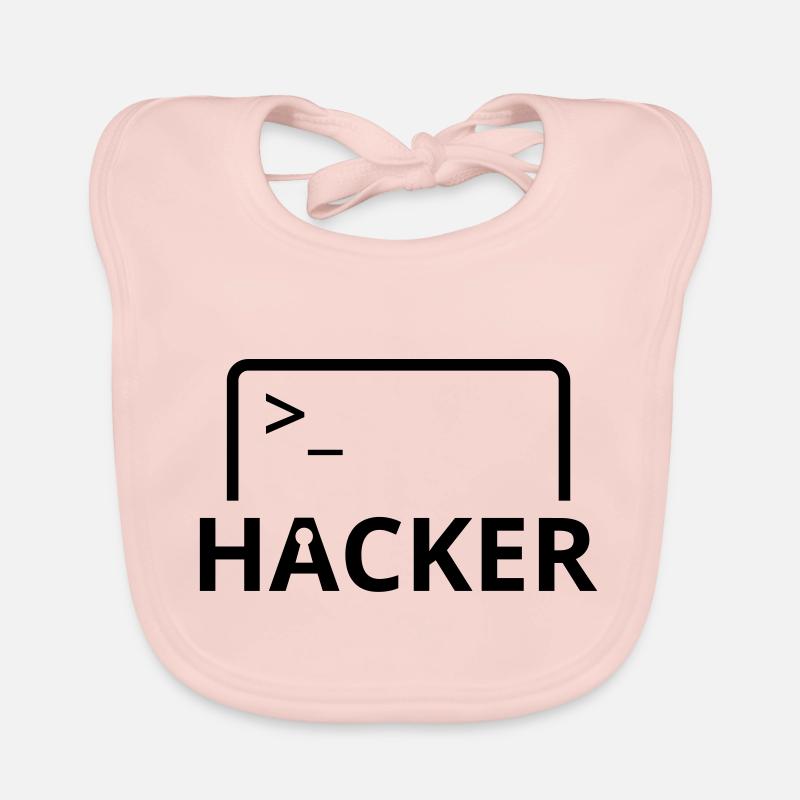 Hacker computer scientist computer programmer Organic Baby Bibs