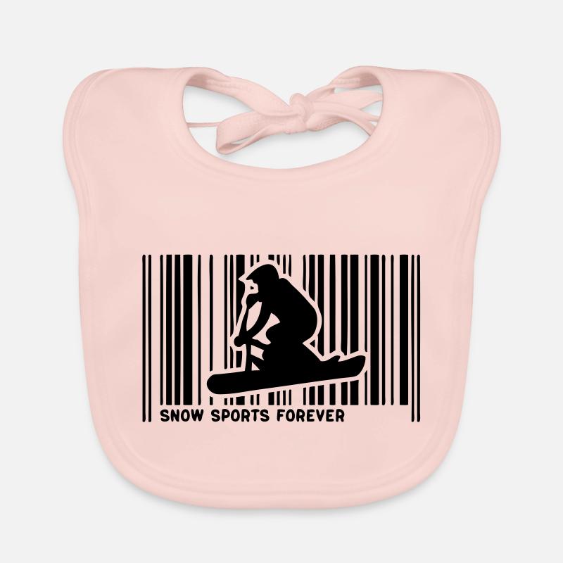 snowscoot code barre Bavoir bio Bébé