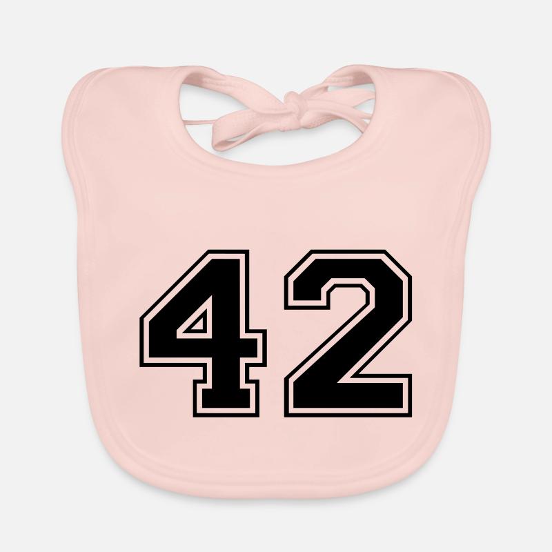42 - Organic Baby Bibs - rose