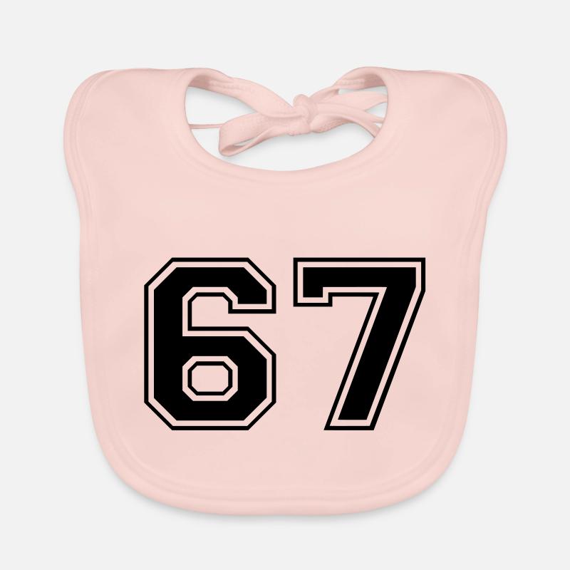 67 - Baby Bio-Lätzchen - Rose