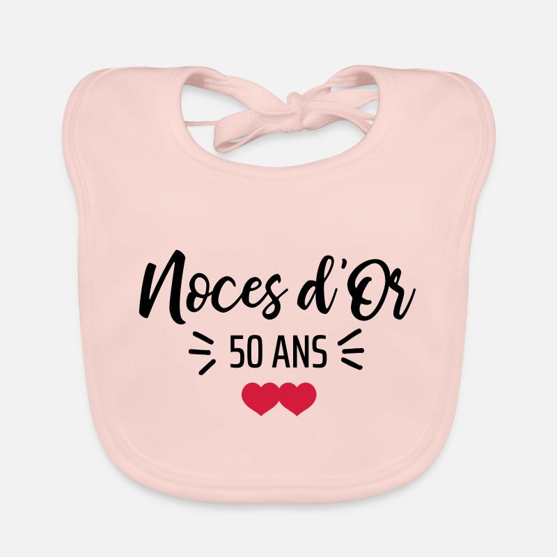 noces d'Or Bavoir bio Bébé