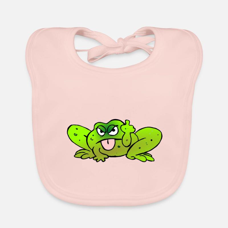 Crapaud tire la langue Bavoir bio Bébé
