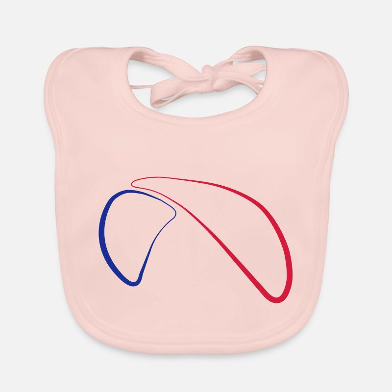Paragliding Logo 2a Bavoir bio Bébé