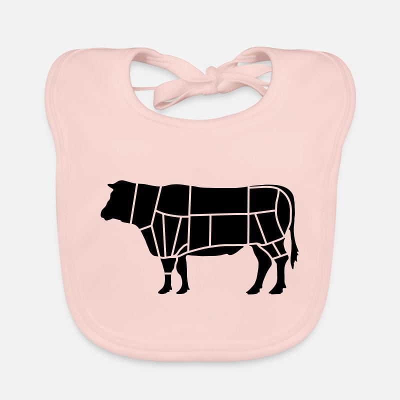 boeuf boucher_b1 Bavoir bio Bébé