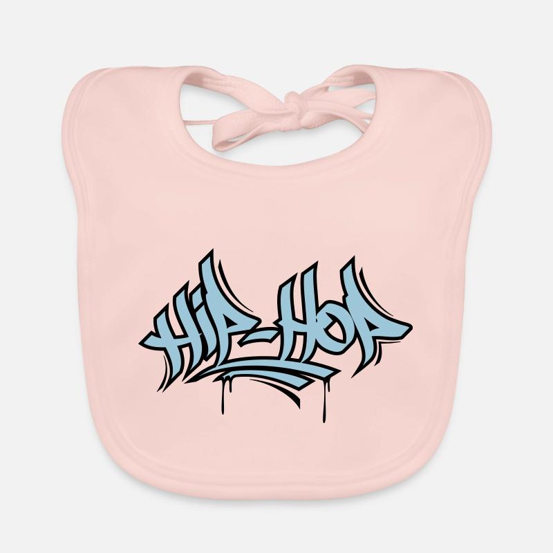 Hip Hop - Baby Bio-Lätzchen - Rose