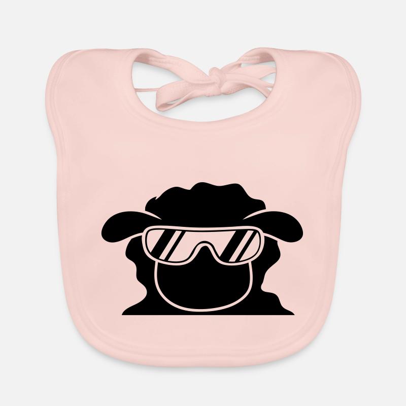 Cool Sheep - Bavoir bio Bébé - rose