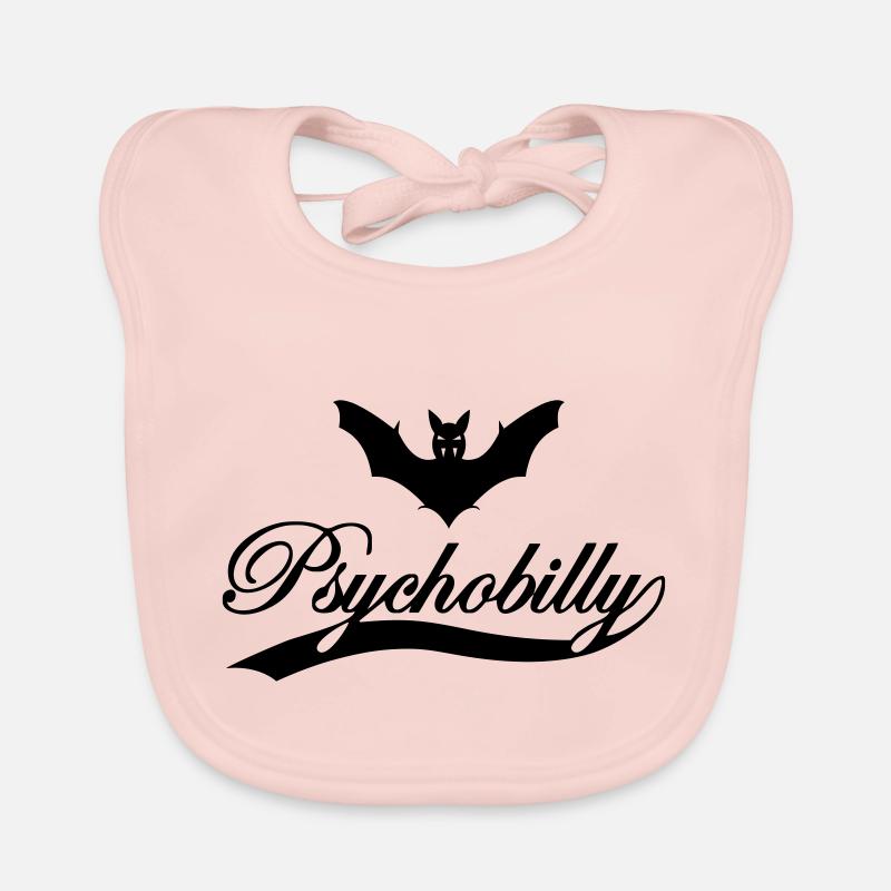 batte de psychobilly Bavoir bio Bébé