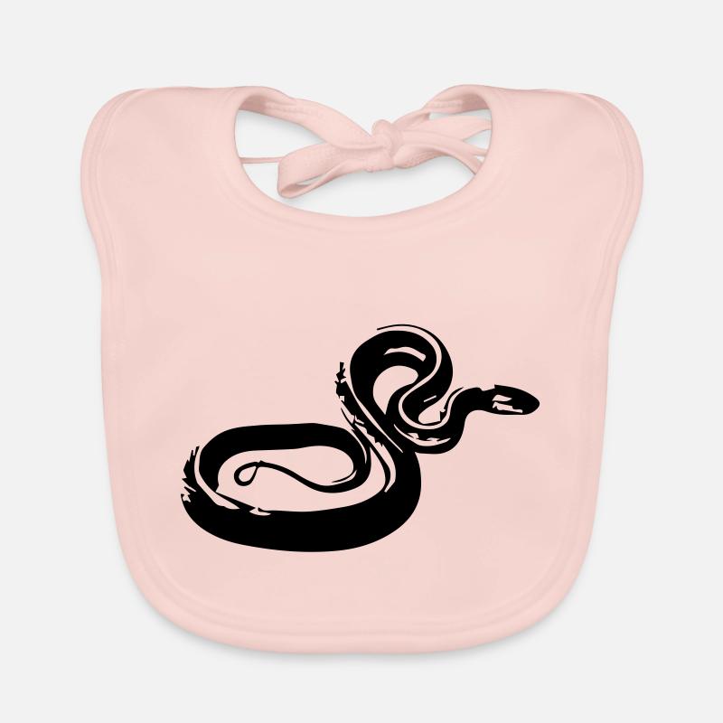 couleuvre Bavoir bio Bébé