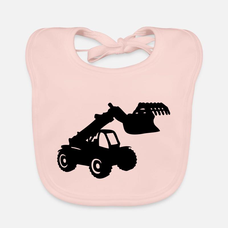 fork loader Organic Baby Bibs