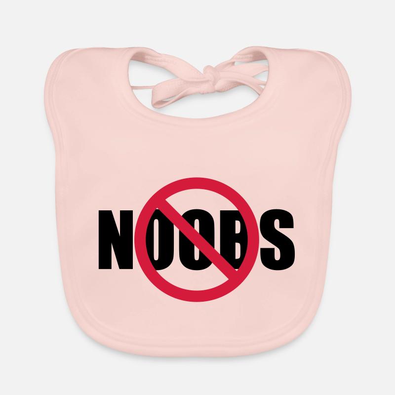 Aucun signe de noobs interdit Bavoir bio Bébé