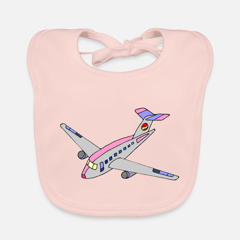 plane Organic Baby Bibs