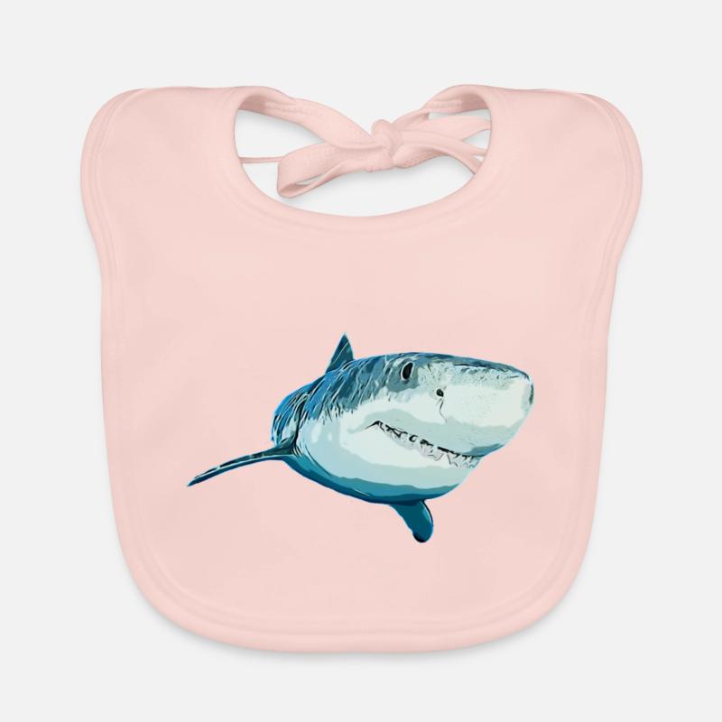 Tigerhai Baby Bio-Lätzchen