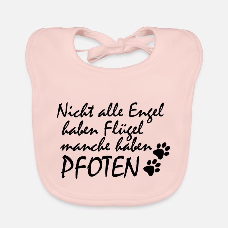 Pfoten Engel Baby Bio-Lätzchen