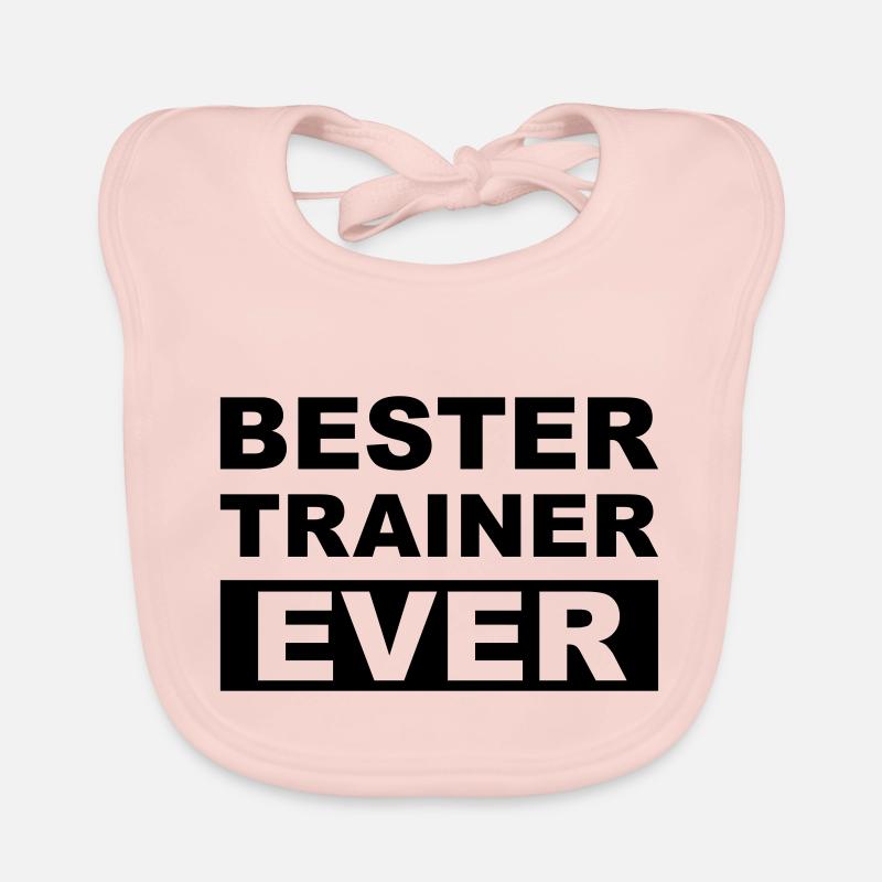 Bester Trainer ever Baby Bio-Lätzchen