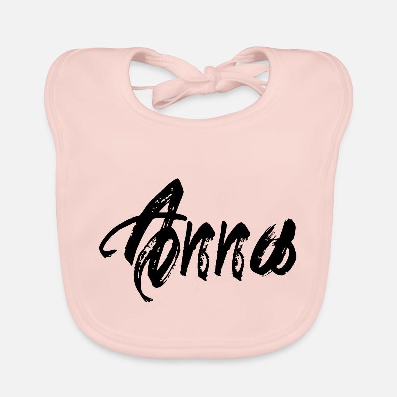 Anna - Organic Baby Bibs - rose