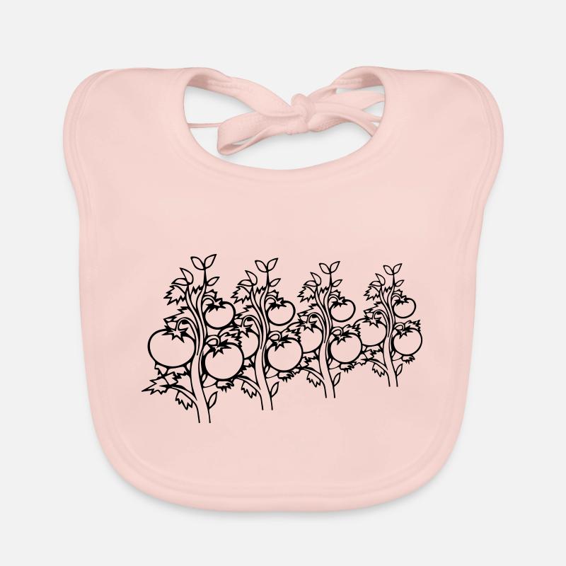 vegetable tomatoes Organic Baby Bibs