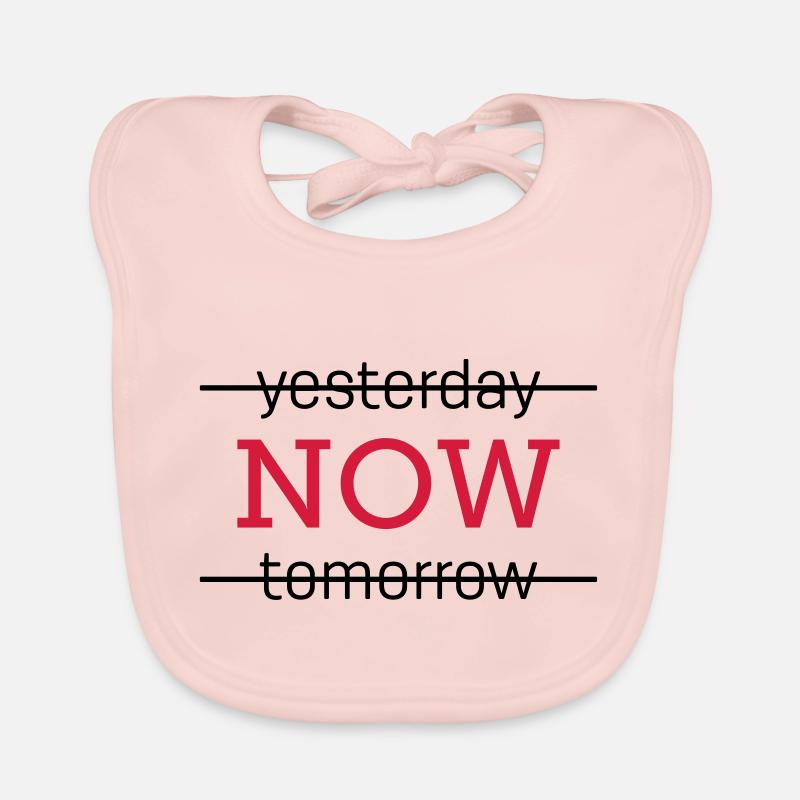 yesterday NOW tomorrow Baby Bio-Lätzchen