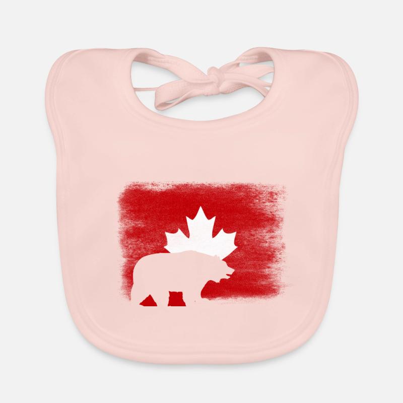 ours canadien Bavoir bio Bébé