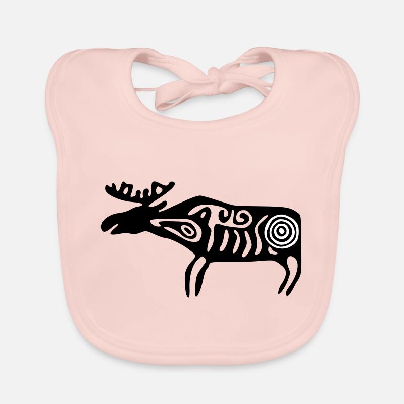 Elch Sámi Samen Baby Bio-Lätzchen