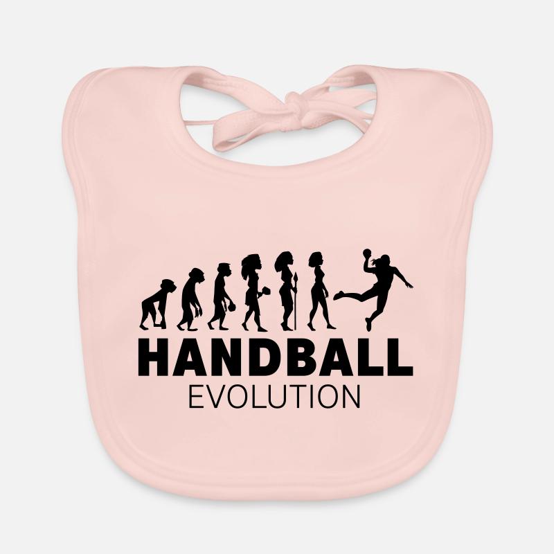 HANDBALL EVOLUTION WOMAN Organic Baby Bibs