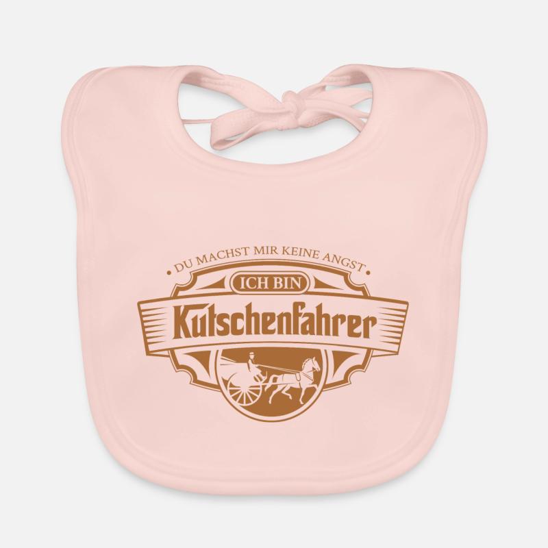 Chauffeur de calèche de cheval idée cheval Bavoir bio Bébé