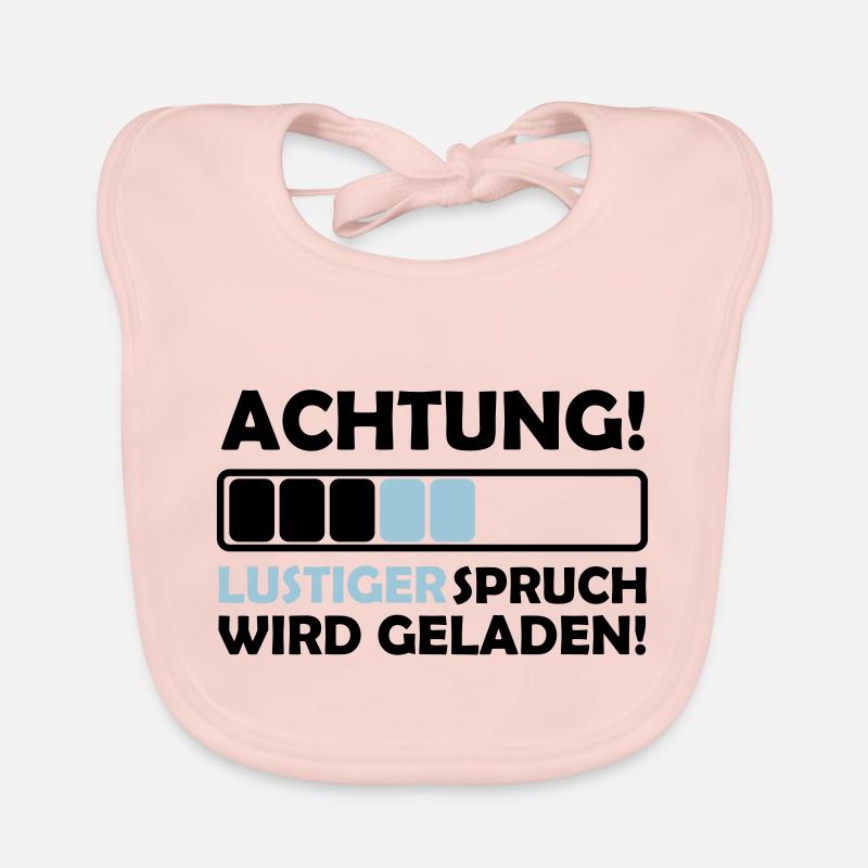 lustiger spruch Baby Bio-Lätzchen