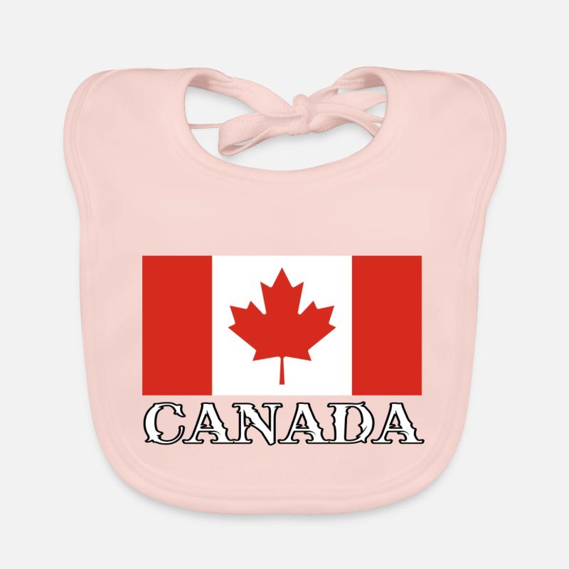 CANADA - Bavoir bio Bébé - rose