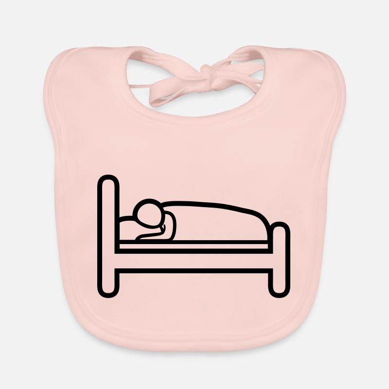 Icône de lit de casquette de couchage Bavoir bio Bébé