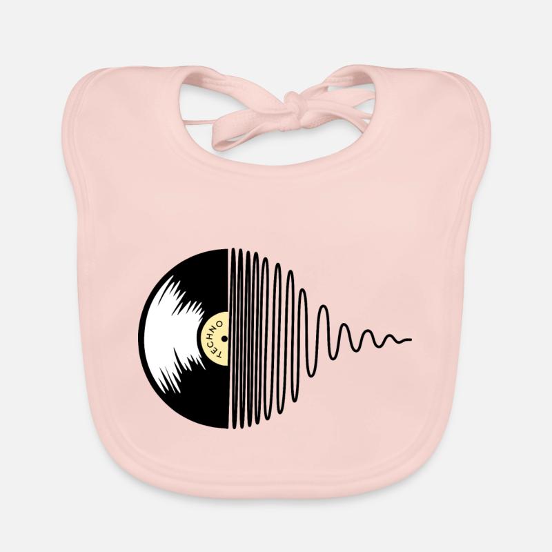 Techno Platte Baby Bio-Lätzchen