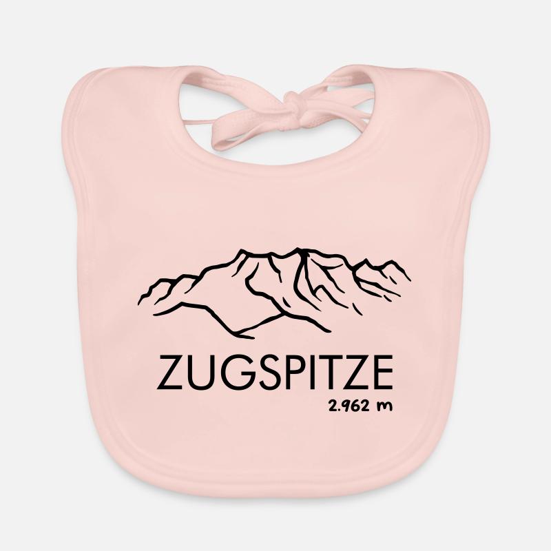 Zugspitze - Baby Bio-Lätzchen - Rose