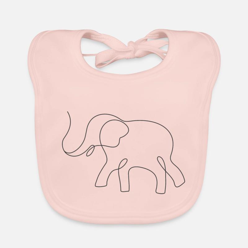 Elefant Baby Bio-Lätzchen