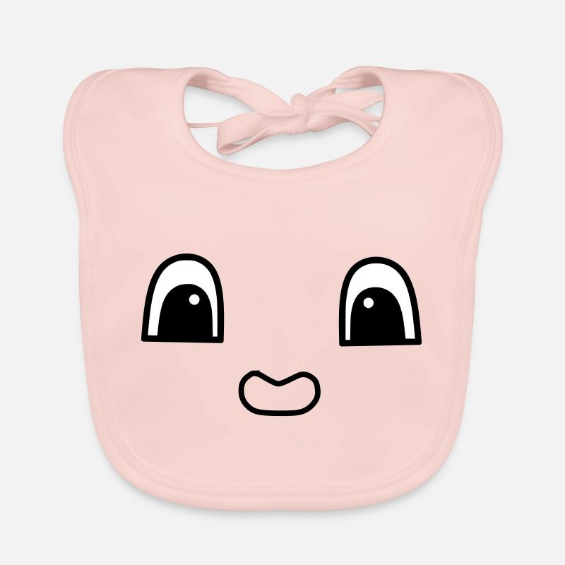Visage mignon Bavoir bio Bébé
