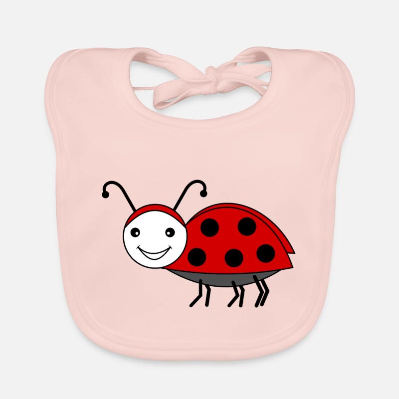 May beetle red Organic Baby Bibs