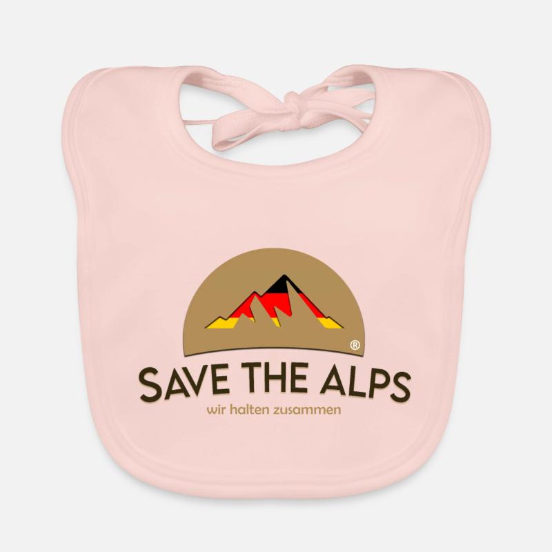 Save The Alps Deutschland Baby Bio-Lätzchen