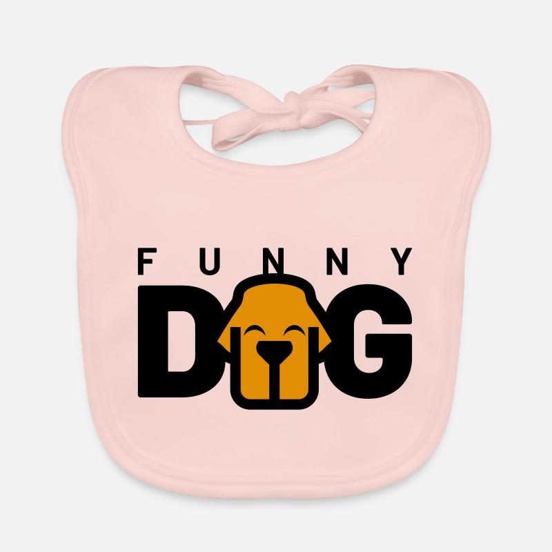 DRÔLE DE CHIEN Bavoir bio Bébé