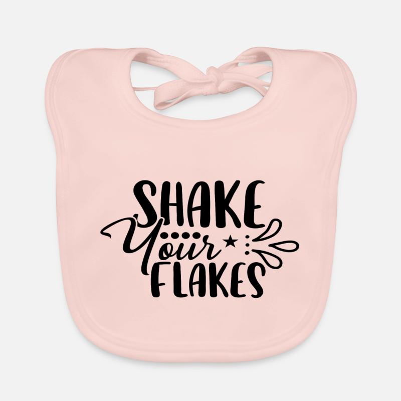 Shake Your Flakes Organic Baby Bibs