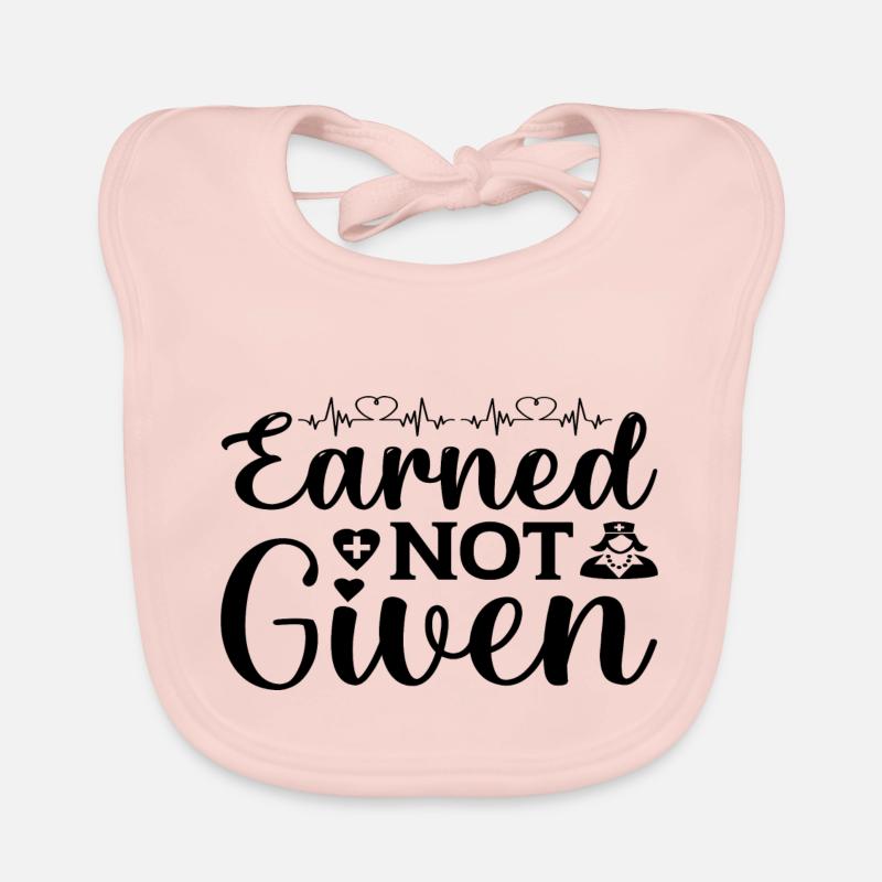 Earned not Given Baby Bio-Lätzchen