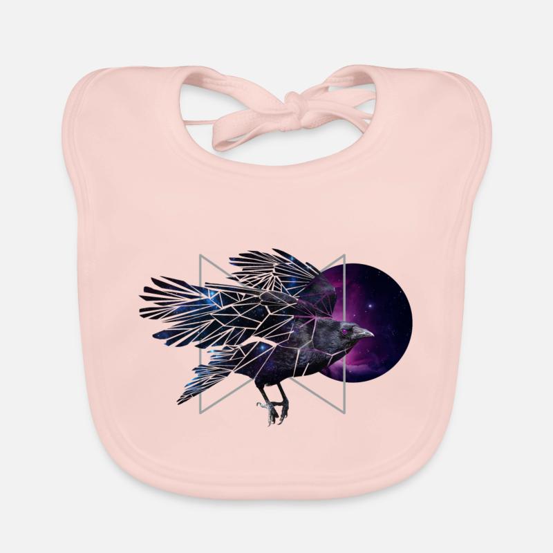 Space Raven Baby Bio-Lätzchen