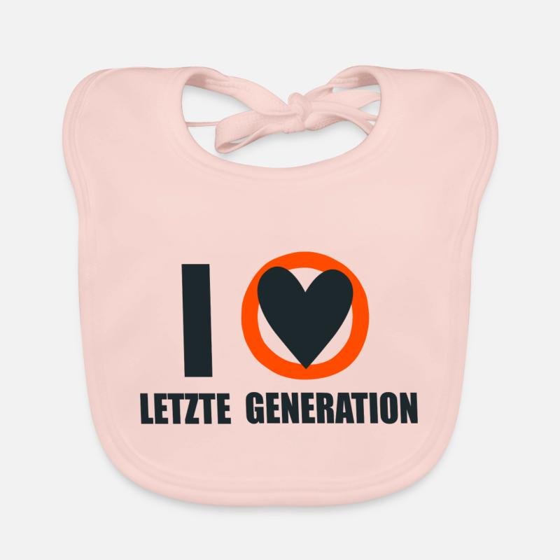 Letzte Generation - Design 6 Baby Bio-Lätzchen