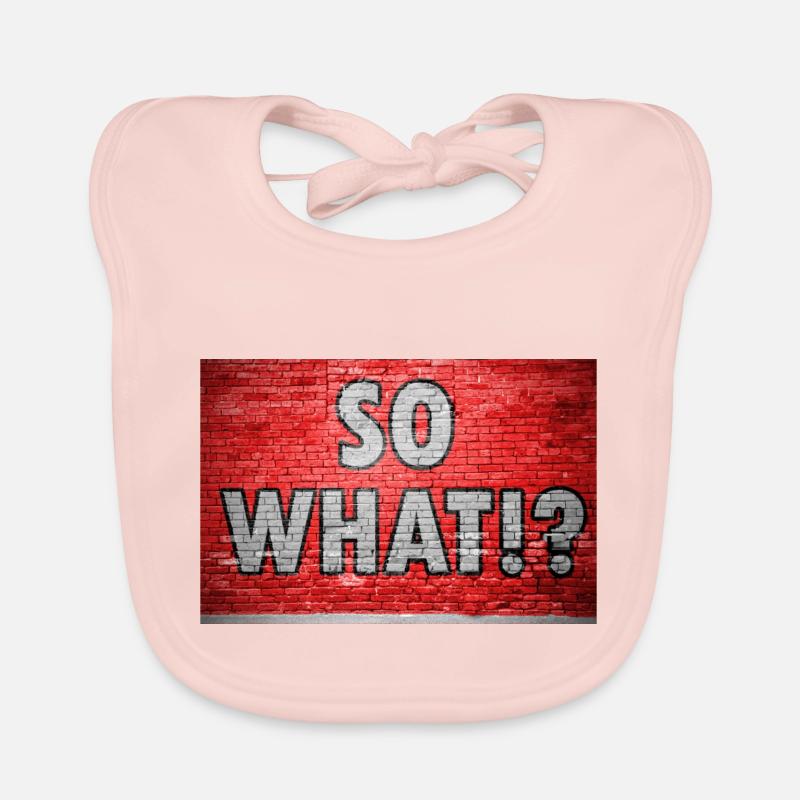 So What!? Graffiti Organic Baby Bibs