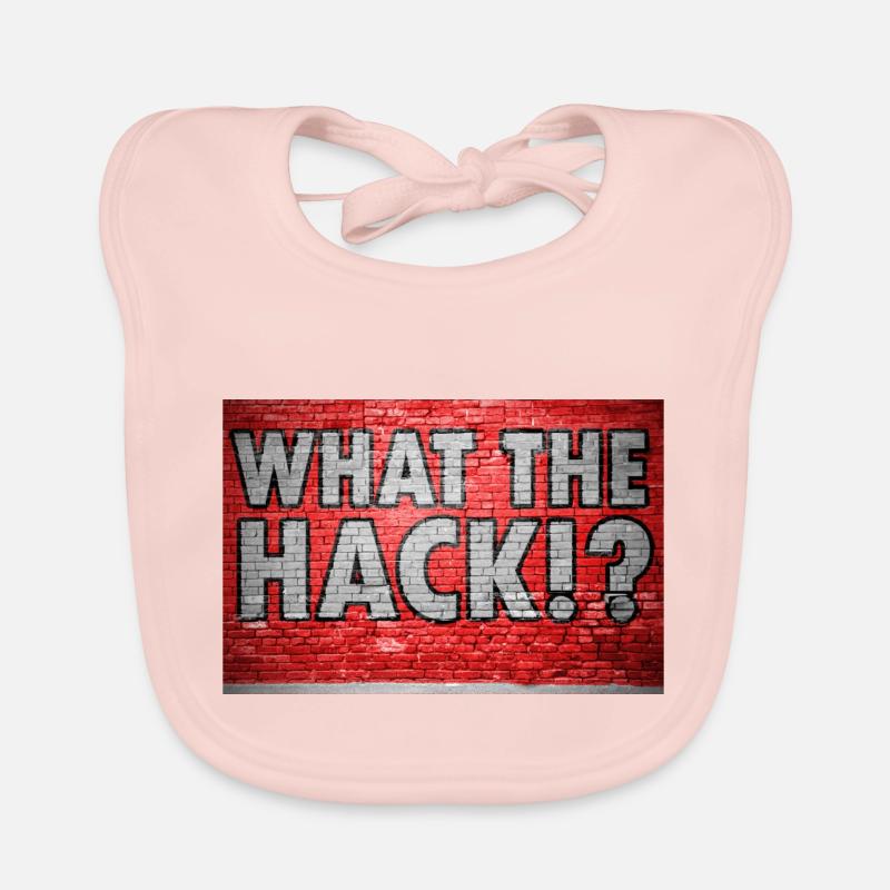 What The Hack!? Graffiti Baby Bio-Lätzchen