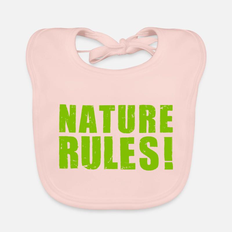 LA NATURE RÈGNE ! - utilisé look vert - la nature est géniale! Bavoir bio Bébé