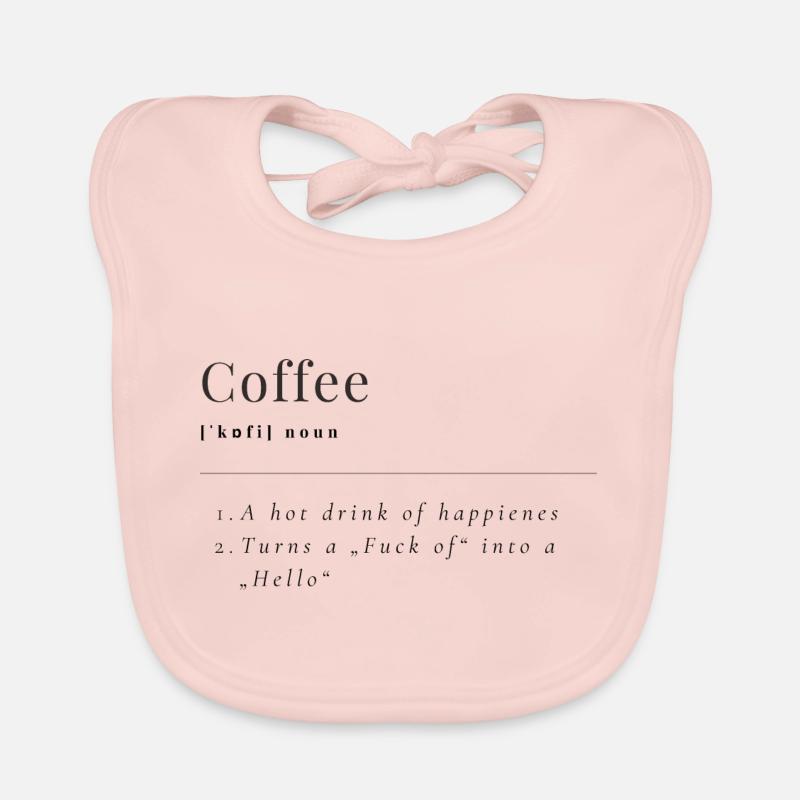Coffee Definition Baby Bio-Lätzchen