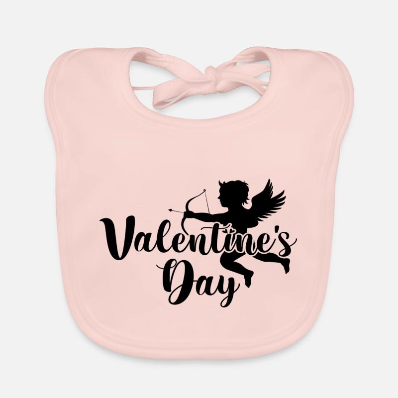 Saint-Valentin Bavoir bio Bébé