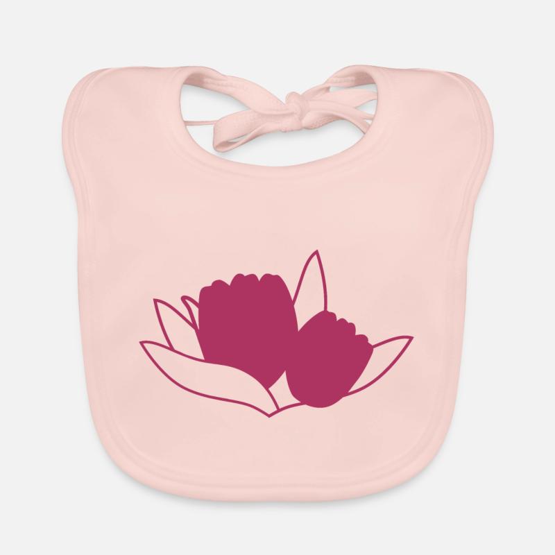 Tulip Rosa Organic Baby Bibs